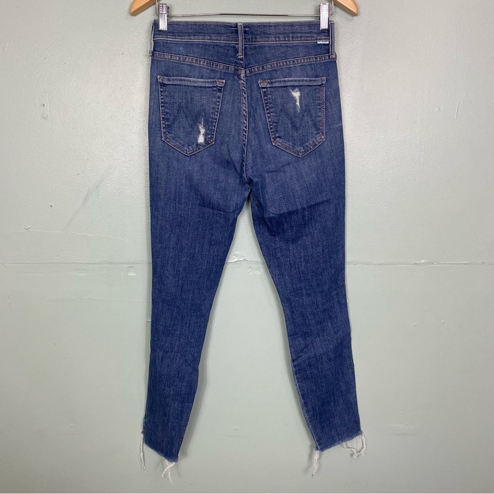 MOTHER The Vamp Fray Crazy Like A Fox Skinny Jeans‎ Blue Denim Jeans 27 - Picture 6 of 9